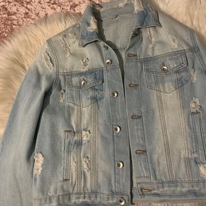 Distressed Jean Jacket